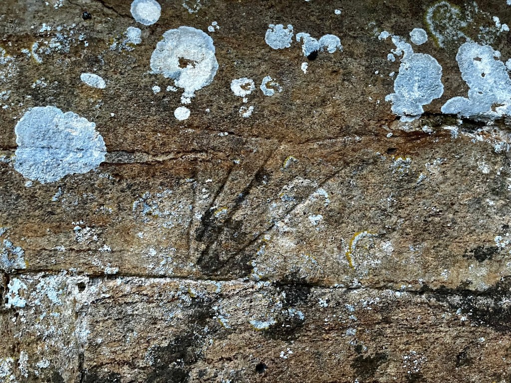 East Chinnock . Somerset . St Mary. Scratch Dials