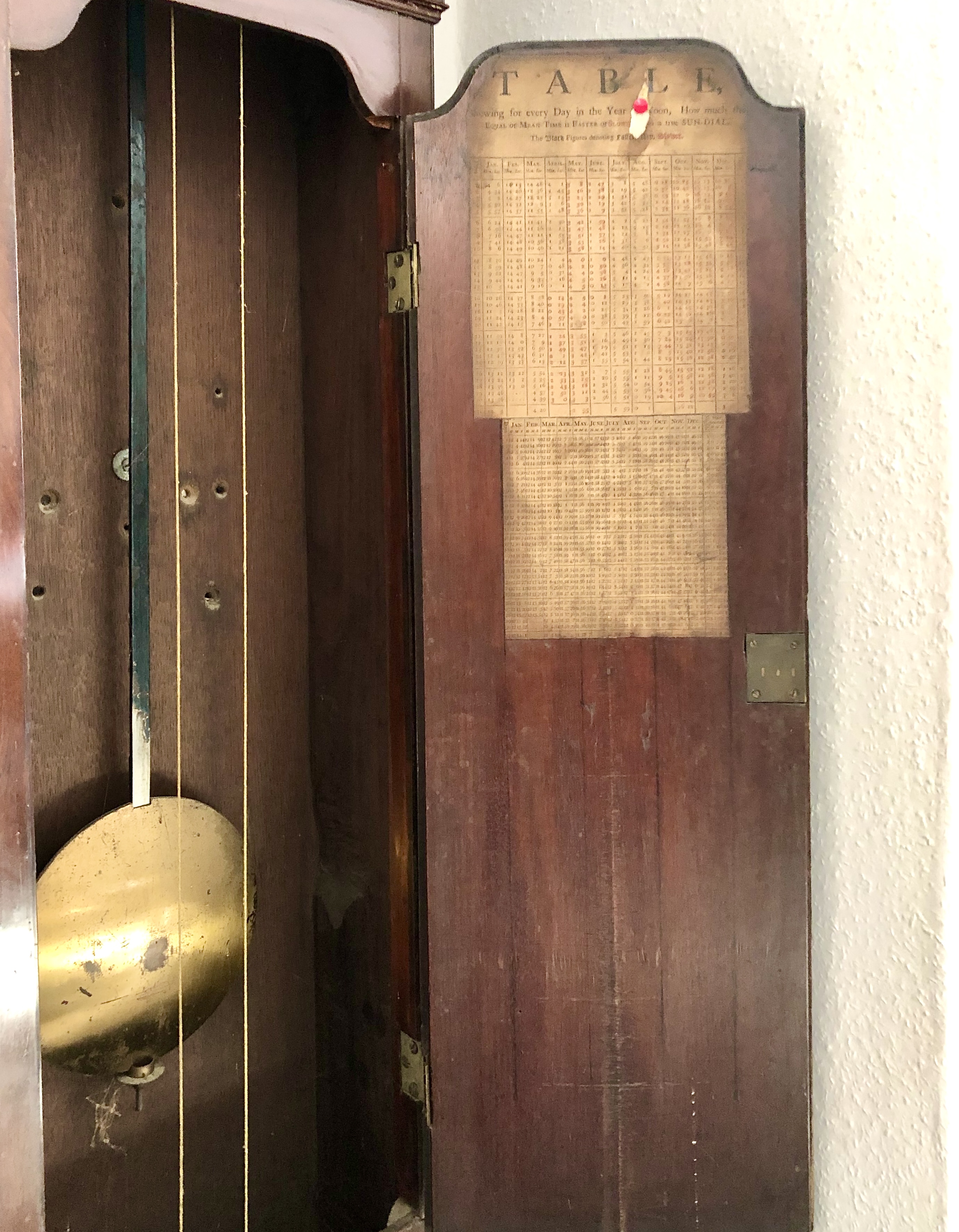 LONGCASE CLOCK WITH A SECRET: THE EQUATION OF TIME – GAUDIUM SUB SOLE ...